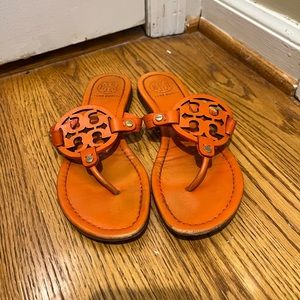 Tory Burch Miller Leather Sandals Size 7